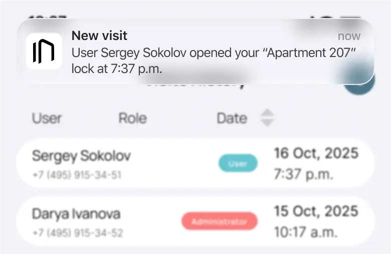 Keep track of events